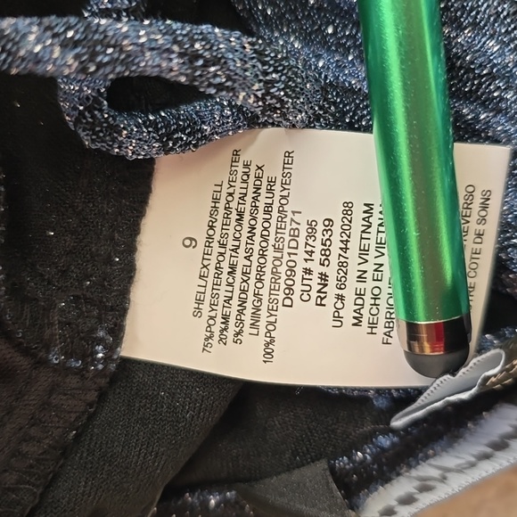 SPEECHLESS BRAND JUNIORS BLUE DRESSY DRESS SIZE 9 - Picture 15 of 16